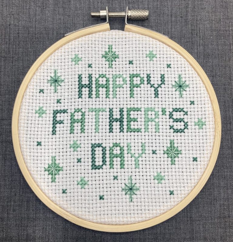 Happy Father’s Day PDF Pattern (Green)