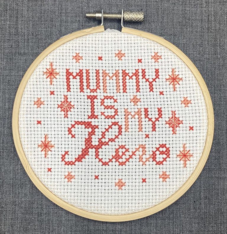 Mummy is my Hero PDF Pattern (Coral)