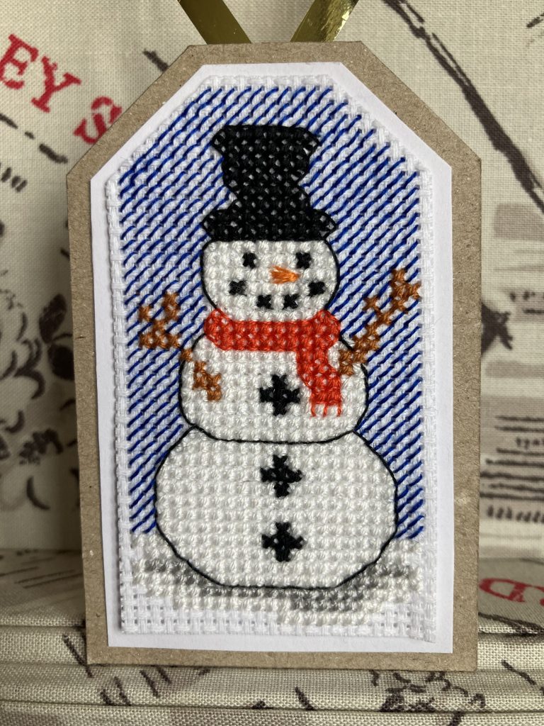 Snowman Gift Tag or Tree Decoration PDF Pattern